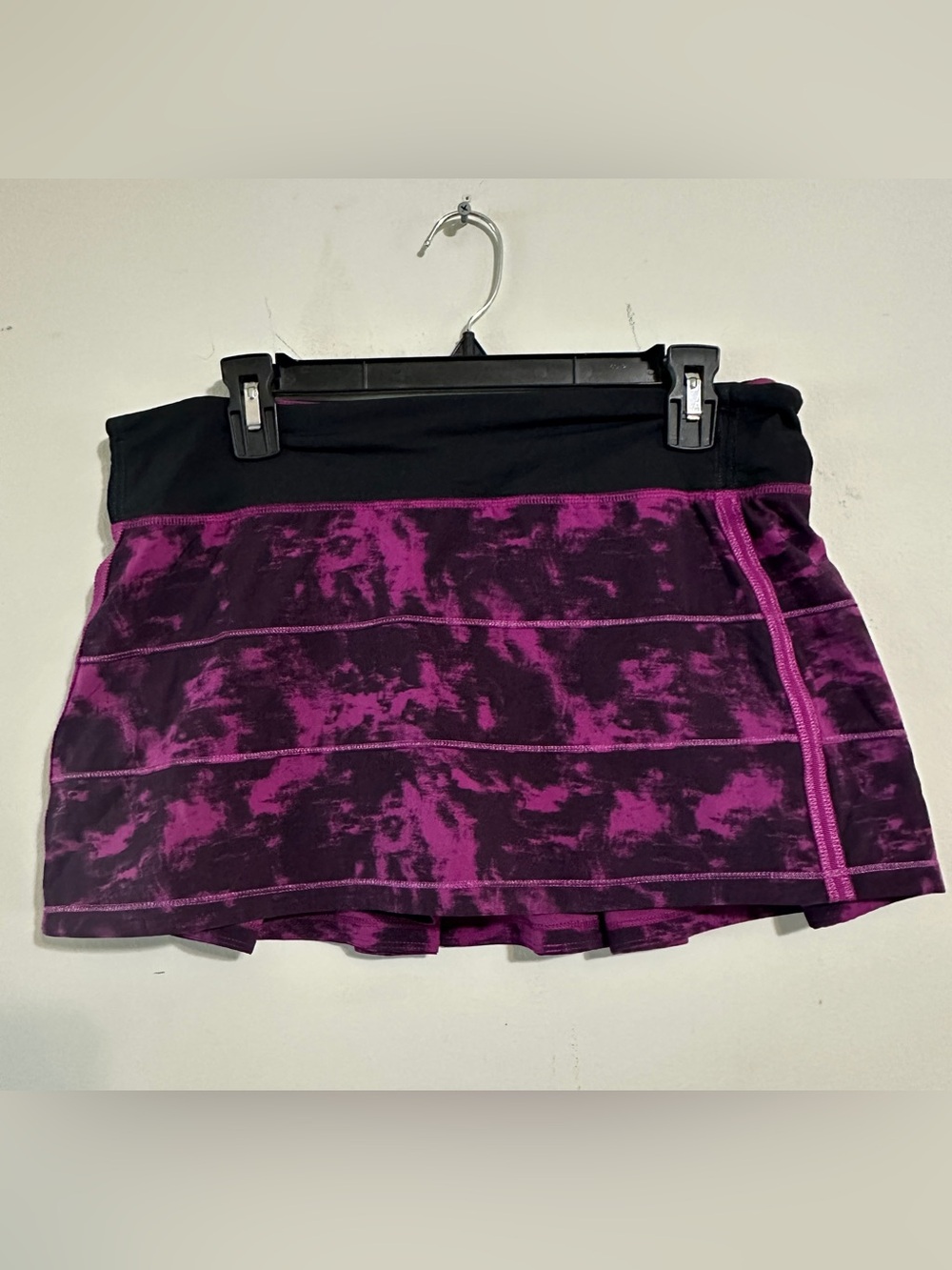 Lululemon Run Pace Setter Skort Size 8 Purple Black 💜🖤